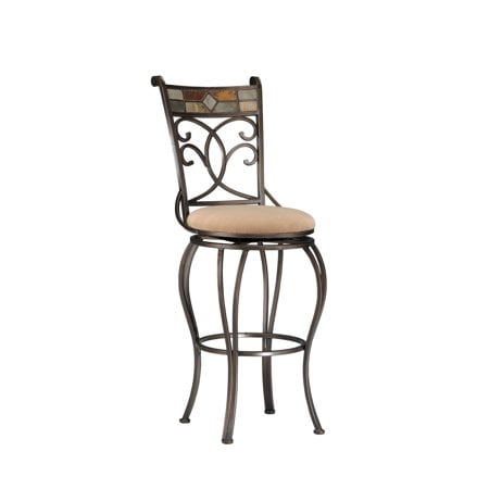 Hillsdale Furniture Pompei Metal Bar Height Swivel