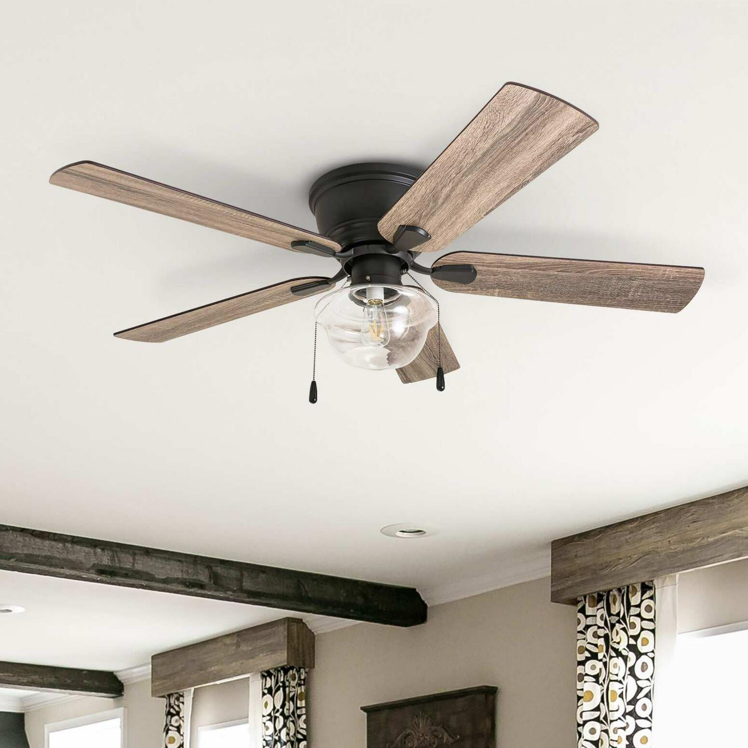 Details about   The Gray Barn Chevening 52-inch Coastal Indoor LED Ceiling Fan With Pull Chains 