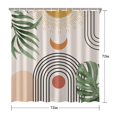 thumbnail image 5 of Waterproof Bohemian Shower Curtain 72x72 Inch Boho Style Polyester Unique Shower Curtain for Bathroom Hotel Home Decor with 12 Plastic Hooks, 5 of 5