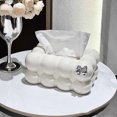 thumbnail image 1 of Transparent Tissue Box Living Room High-end Light Luxury Paper Box Tissue Storage Organizer Home Decoration Creative Napkin Box, 1 of 4