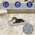 thumbnail image 4 of MidWest Homes for Pets 30inch Gray Wave Pet Bed for Small Dog/Cat with slip resist bottom, 4 of 7