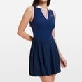 thumbnail image 5 of Top-kevin Women Pleated Tennis Skirt Set Two Piece Racerback Golf Outfits High Waisted Pickleball Skirt with Shorts, 5 of 7