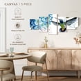 thumbnail image 4 of Elephant Stock Spring Nectar Wall Art - Horizontal Multi Panel Canvas - Living Room Wall Decor - Animal Multi Panel - Blue And Green Decor By Lisa Audit - 36" x 15", 4 of 4