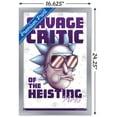 thumbnail image 3 of Rick And Morty - Savage Critic Wall Poster, 14.725" x 22.375", Framed, 3 of 5