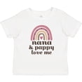thumbnail image 3 of Inktastic Nana and Pappy Love Me Rainbow Girls Baby T-Shirt, 3 of 5