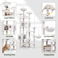 thumbnail image 2 of Torre para Gatos Meecal de 216 cm de Alto para Gatos Grandes con Poste Rascador, 2 of 7