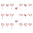 thumbnail image 3 of 20 adornos para tartas de cumpleaños, letreros con forma de corazón y letras de amor, para decoración de tartas, cupcakes, fiestas, baby showers y, 3 of 8