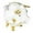 Gold 7x6.5cm, variant on Money Saving Box Piggy Bank Glass Container Case for Children Nursery Living Room Decoration