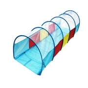 POCO DIVO Arch Play Tunnel Crawling Tube Kids Hide-Seek Toy Dome Children Mesh Top Color Tent