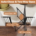 thumbnail image 5 of Vomeast 36in Extra Tall Baby Safety Gate,29.93- 48.8in Extra Wide Metal Dog Gates for Stair and Doorways,Pressure Mounted,Black, 5 of 11