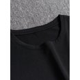 thumbnail image 4 of Plus Size Men's Novelty Letter BLESSED Print T-shirt, Casual Fashion Tee, Street Style Short Sleeve Crew Neck Shirt, 4 of 5