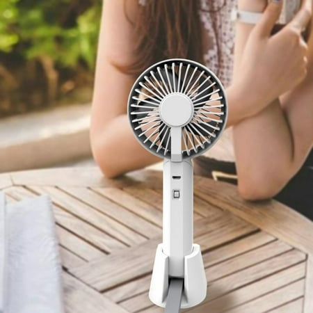 

Handheld Fan (5 Gears) + Lanyard + Fan Lock Switch + LED Indicator With Lanyard Strap