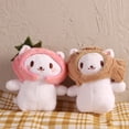 thumbnail image 2 of 1Pc Cute Snapper Head Set Keychain Cat Plush Action Figure Key Chain Doll Pendant Bag Accessories Baby Keyring, 2 of 7