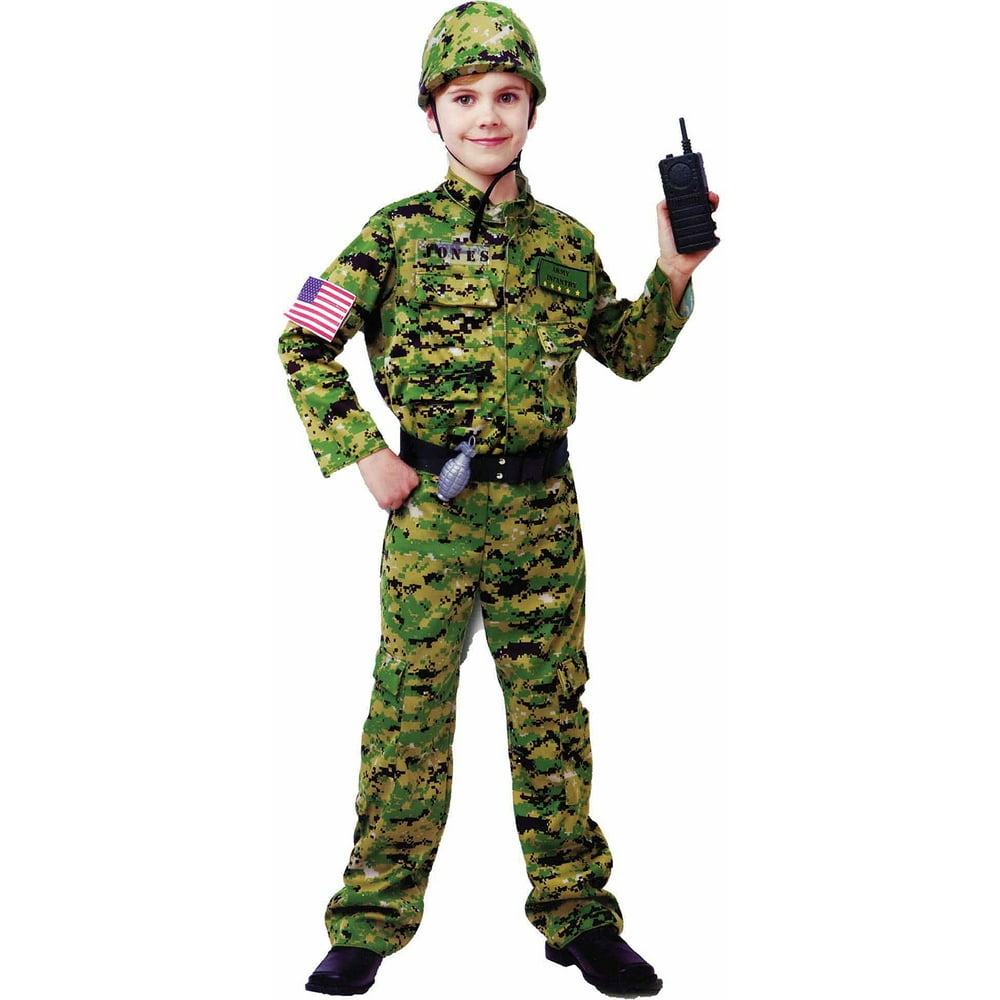 Generic Army Infantry Child Halloween Costume - Walmart.com - Walmart.com