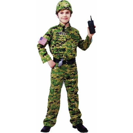 Generic Army Infantry Child Halloween Costume