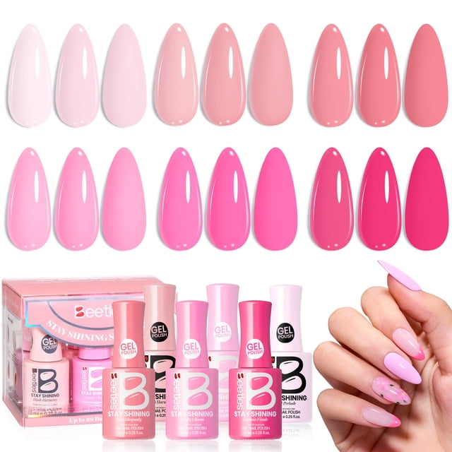 Beetles Stay Shining Collection Vernis Gel – Pink Melody, 45 ml