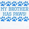 thumbnail image 2 of CafePress - My Brother Has Paws Body Suit - Long Sleeve Cotton Baby Bodysuit, 2 of 4