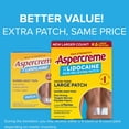 thumbnail image 4 of Aspercreme Lidocaine Pain Relief Patch for Back, Neck & Shoulder Pain, Topical Patches With Max-Strength 4% Lidocaine & Flexible Fabric Numbs Away Pain, 6 Ct., 4 of 12