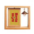 thumbnail image 1 of Montenegro bandera del pais nombre Marco giratorio de madera 4x6, 1 of 3