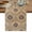 Brown, Blue, Tan, variant on Orange Blue Beige Floral Table Runner, Retro Botanical Abstract Vintage Washable Cotton Linen Table Runners 72 Inches Long, Dresser Scarf Runner for Dining/Coffee/Kitchen/TV Stands/Cabinets 14''x72''