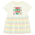 thumbnail image 3 of Inktastic My Memere Loves Me Girls Girls Baby Dress, 3 of 5