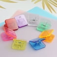 thumbnail image 4 of 10Pcs Square Paper Clip Acrylic Paper Clamps File Organiser Clip for Craft Bag Document Receipt Photo Organization, 4 of 8