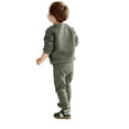 thumbnail image 3 of Carter's Kids Little Girl's and Boy's 3 Piece Playwear Outfit Set, 1 Shirt, 1 Bottom, 1 Outerwear (Green, 3T), 3 of 3