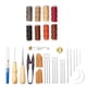 thumbnail image 1 of Kit De Herramientas De Cuero De 32 Piezas Juego De Herramientas De Trabajo De Cuero De Costura A Mano De Cuero DIY Sunnimix Trabajo de marroquinería, 1 of 8