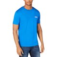 thumbnail image 1 of Hugo Boss - Camiseta gráfica con logo al revés para hombre, azul, talla mediana Hugo Boss Camiseta gráfica, 1 of 1