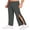 Dark Grey, variant on Men' Tear Away Pants 2 Side Snap Open Bottom Sweatpants Loose Fit Casual Post Surgery Pants with Pockets Deep Blue