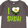 thumbnail image 4 of Inktastic I Love Sushi- cute Boys or Girls Long Sleeve Toddler T-Shirt, 4 of 5