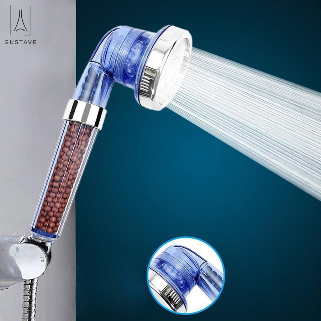 GustaveDesign High Turbo Pressure Shower Head Bath Handheld Large