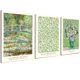 thumbnail image 1 of Set de arte de pared Induslyfe, lienzo enmarcado con césped, 30 x 40 cm, 3 unidades, 1 of 7