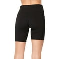 thumbnail image 4 of 3-Pack Biker Shorts for Women with Pocket Body Contour Bike Short for Workout Yoga Running, 4 of 8