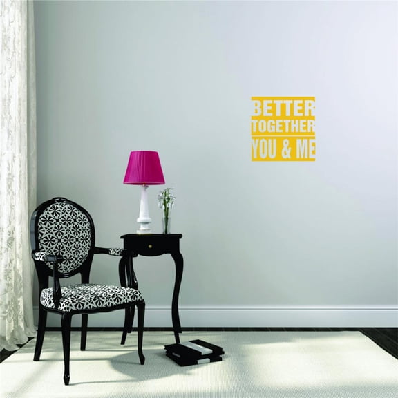 New Wall Ideas Better Together You & Me Love Life Quote Kitchen Food Quote 16 X 24"