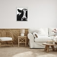 thumbnail image 2 of Stupell Industries Cow Black And White Close Up Photography Gray Framed Art Print Wall Art, 24x30, by Lettered and Lined, 2 of 5