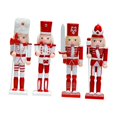 thumbnail image 2 of 4 figuras de cascanueces, estatuas, manualidades de escritorio, decoración navideña tradicional, cascanueces navideños para regalos de fiesta,, 2 of 9