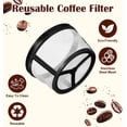 thumbnail image 4 of Cafeteras con filtro de café Thrymme para 5 tazas, reutilizables, 2 unidades, 4 of 7
