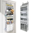 thumbnail image 2 of Baby Hanging Organizer 5-Shelf Over-the-Door Organizer with Diaper Caddy, Grey, 1 Count, 2 of 6