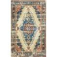 thumbnail image 3 of Mohawk Home Prismatic Kellen Multi Traditional Ornamental Oriental Precision Printed Area Rug, 8'x10', Blue & Red, 3 of 8