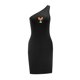 thumbnail image 4 of Vestido con hombros descubiertos para mujer, vestido sencillo de verano para uso diario en citas. S, 4 of 7