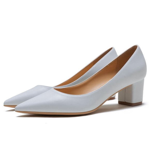 YCNYCHCHY New Pointed Toe Big Size Squar Heels Sexy Red Pink Women's Pumps Elegant Office Lady High Heeled Spring Party Woman Shoes