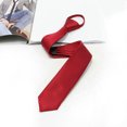 thumbnail image 3 of Atar Corbata preatada para hombre, corbata delgada ajustable de 1,97 pulgadas para padre marido (rojo vino) Ygjytge Vino rojo Única para Hombre, 3 of 6