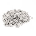 thumbnail image 1 of Unique Bargains 500pcs 4mm Stainless Steel Flat Washers for M4 Threaded Screws Bolts, 1 of 1