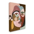 thumbnail image 3 of Stupell Industries Contemporary Abstract Face Abstract Painting Gallery Wrapped Canvas Print Wall Art, 3 of 5
