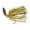 D#059, variant on Dynamic Rotating Sequin Fishing Lure with Vibrant Blue Trailing Skirt for Bass Trout Pike – Lifelike Flash & Vibration in Weedy or Debris-Filled Freshwater
