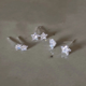 thumbnail image 2 of Pendientes de plata S925 con forma de estrella y aguja de circonita para mujer, pequeños pendientes para dormir libres, con orificios para las orejas que se elevan con sentido avanzado, 2 of 4