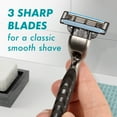 thumbnail image 6 of Gillette Mach3 Manual Razor, 1 Handle and 6 Blade Refills, Silver, 6 of 10