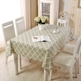thumbnail image 1 of tablecloth simple pastoral Plaid  geometric rectangular tea table tablecloth tablecloth manufacturers, 1 of 7