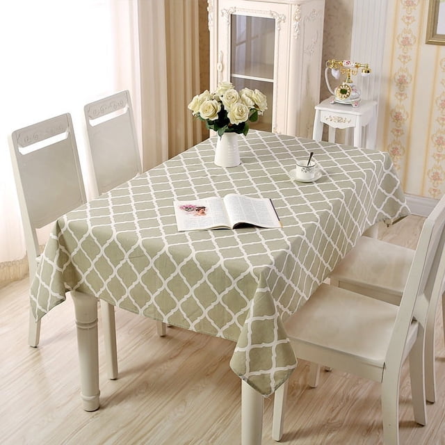 tablecloth simple pastoral Plaid geometric rectangular tea table tablecloth tablecloth manufacturers